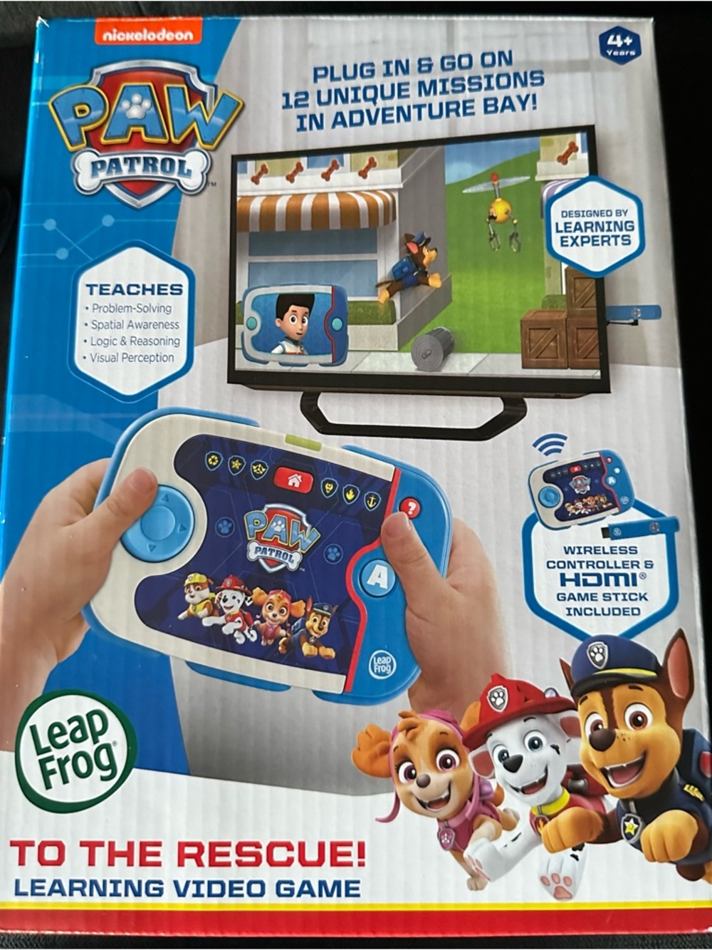 PAW Patrol To The Rescue! Leap Frog Learning Video Game